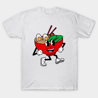 Pho Soup Vintage Cartoon Illustration T-Shirt